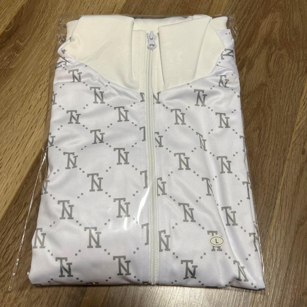 とんねるず トラックジャケット&パンツセット（WHITE）サイズＬ とんねるず トラックジャケット&パンツセット（WHITE）サイズL