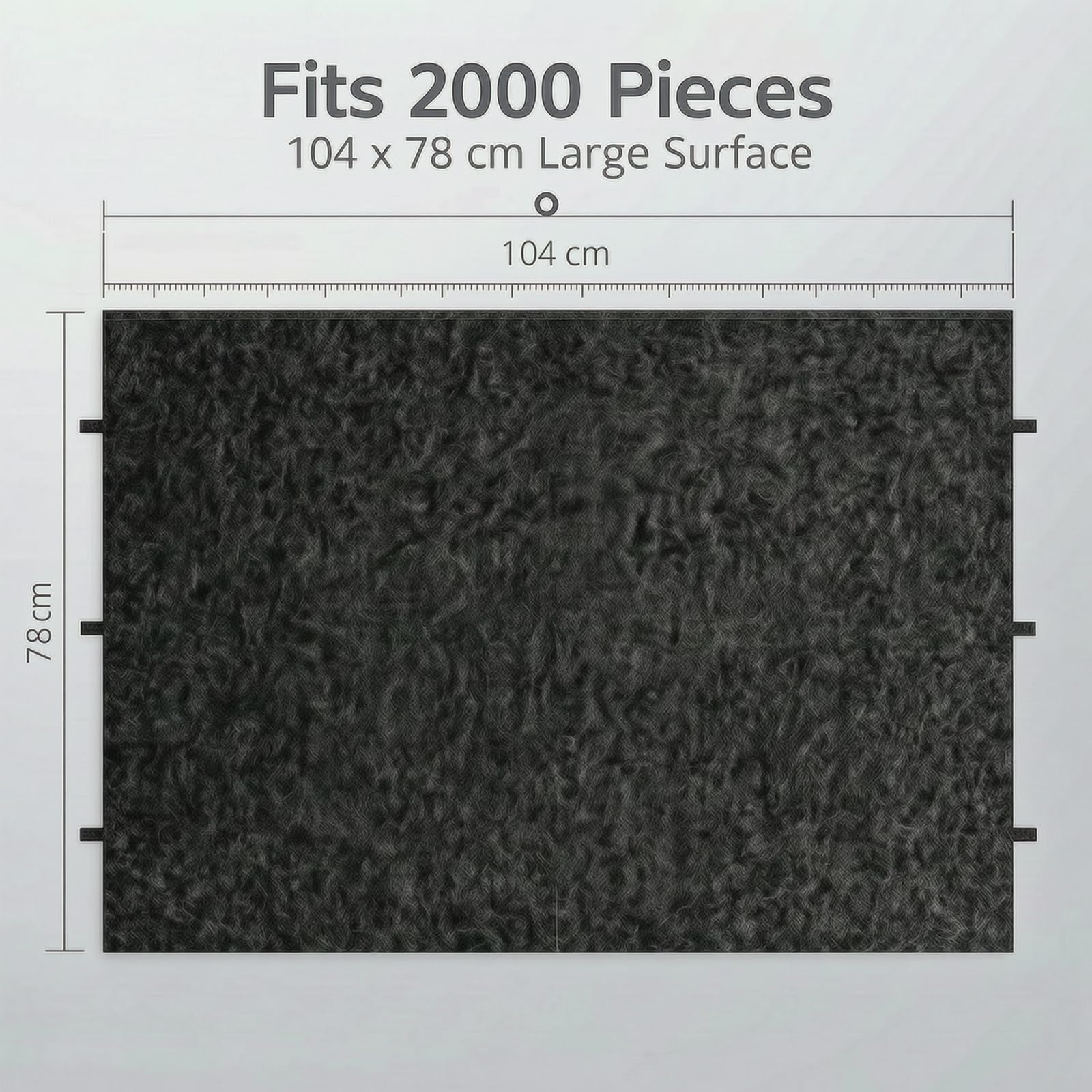 Mesa Puzzle 2000 Piezas Inclinable 6 Cajones, Tablero Plegable de Fieltro
