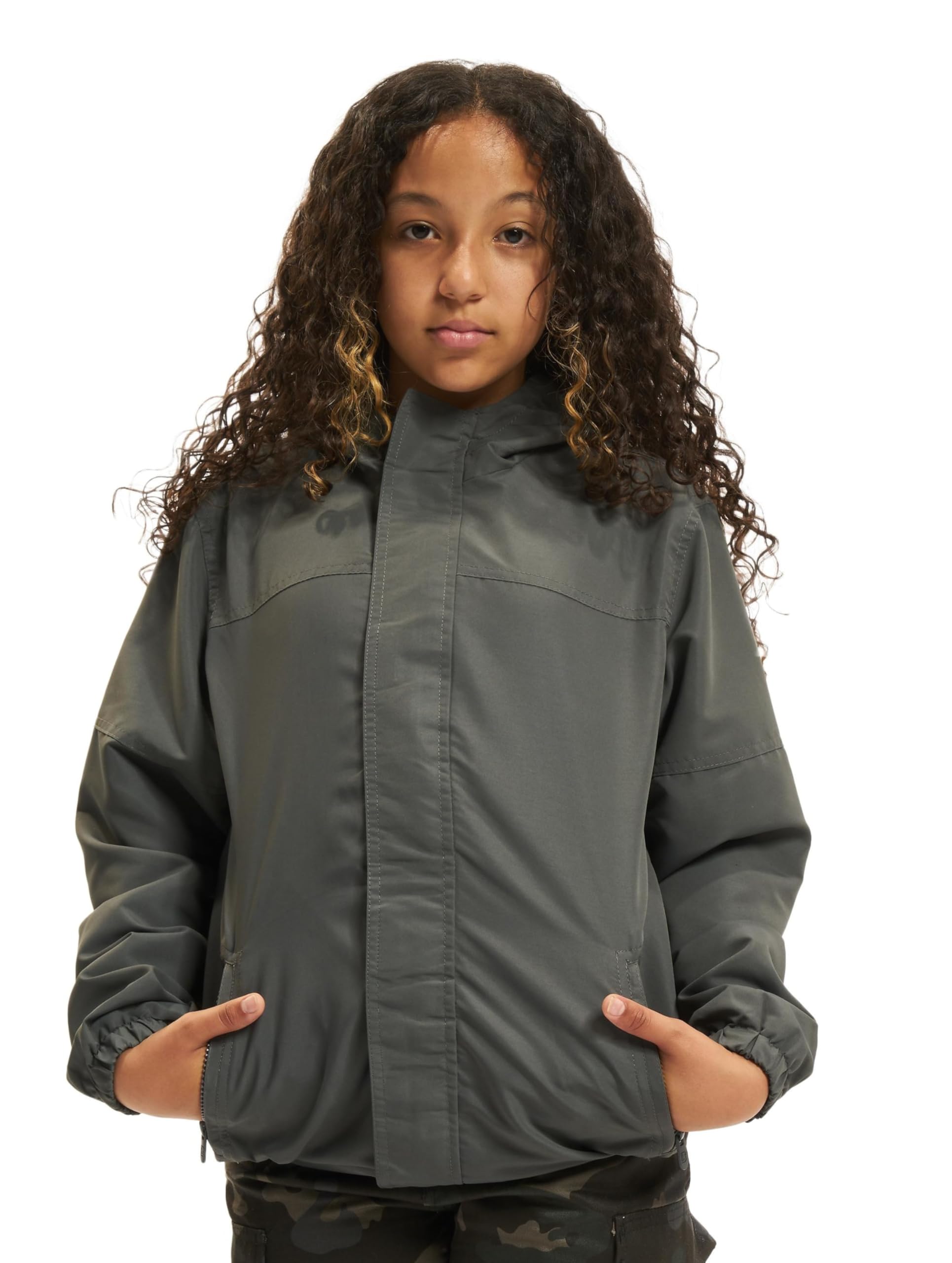 Brandit Kids Summer Frontzip Windbreak, color: anthrazit, size: S 122