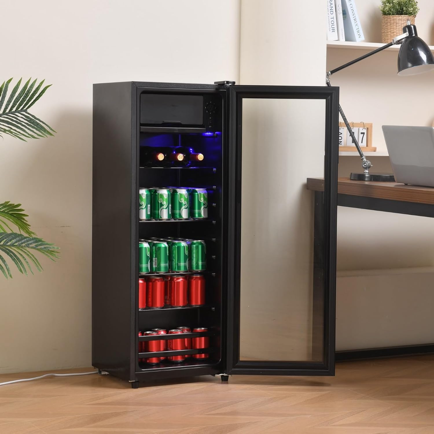 WEMAK WEMAK-240124 4.5 cu ft Beverage Cooler Black