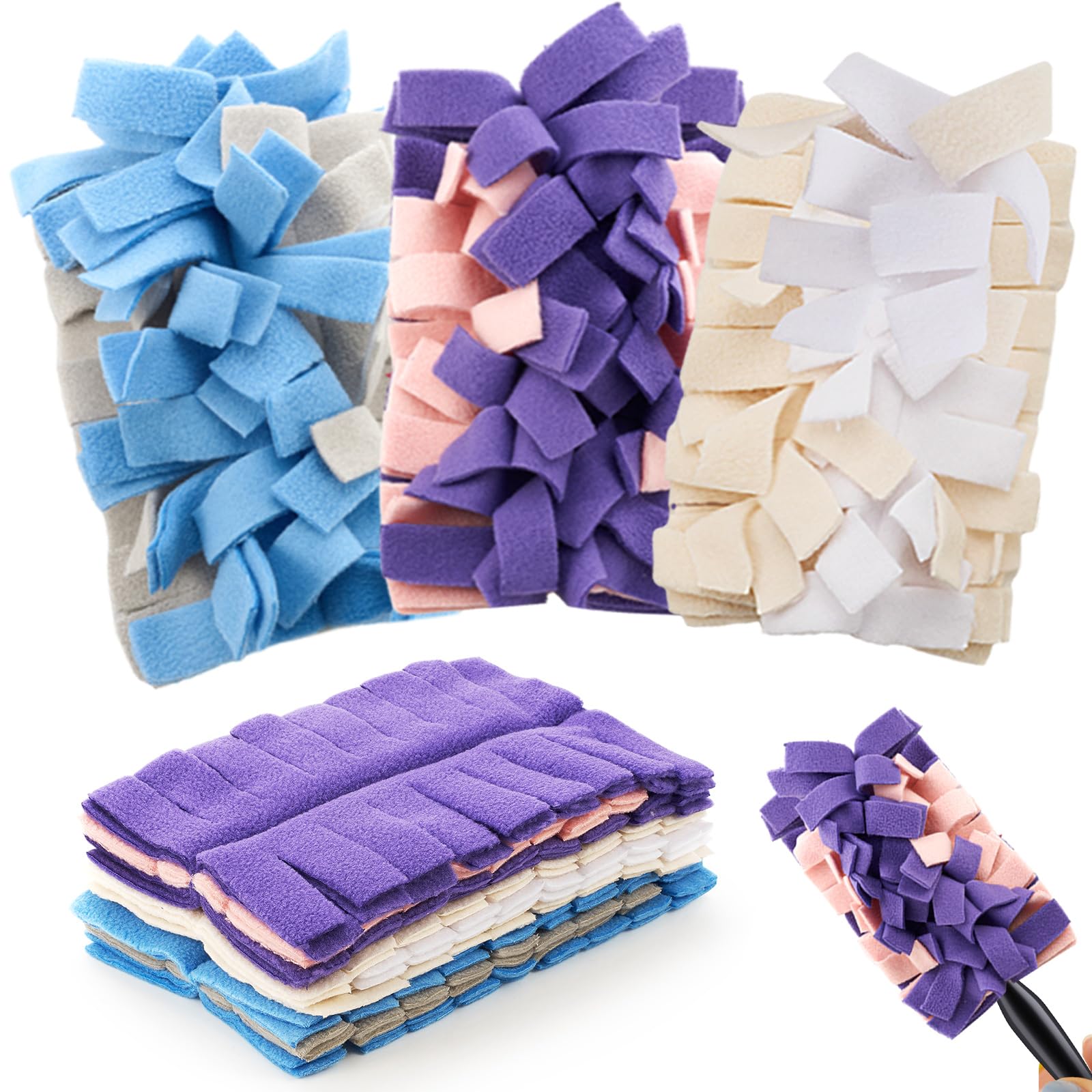 3 Pcs Reusable Duster Refills Washable Pads, Classic Color