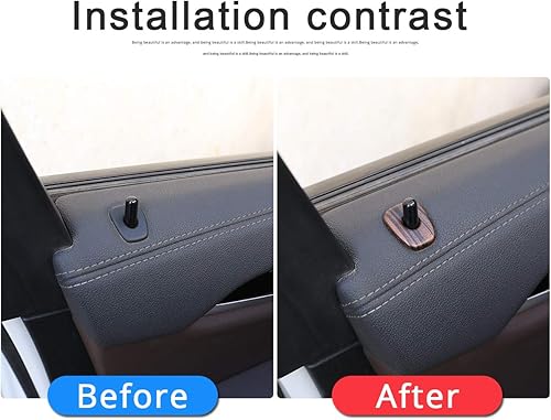 Miniatura 2 de CHEYA 4 piezas de plástico ABS para BMW X3 X4 G01 G02 2018-2020 puerta cerradura cubierta TRIM Accesorios