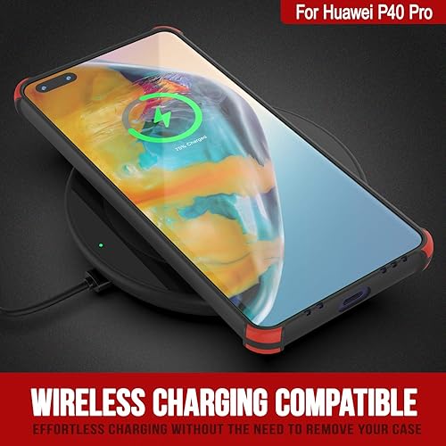Miniatura 27 de Punkcase Diseñada para Huawei P40 Pro [Serie Sunshine] funda protectora y ligera de TPU con esquinas de absorción de golpes compatible con Huawei