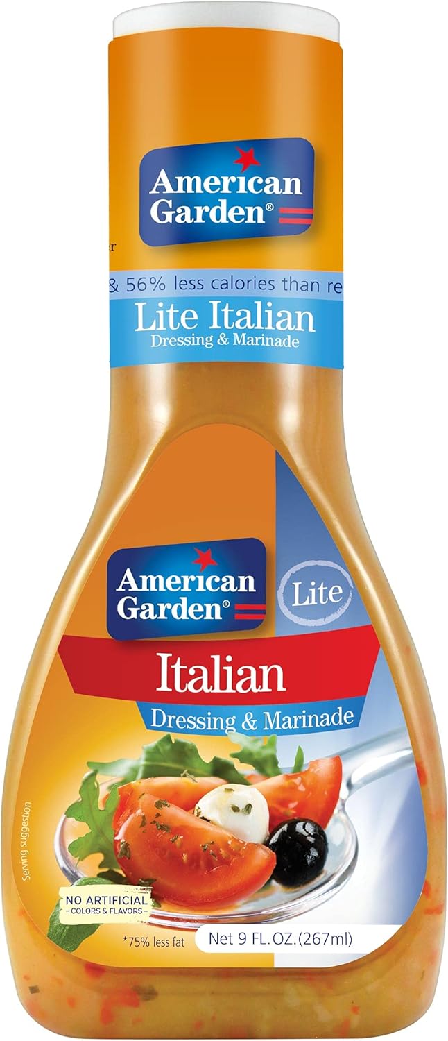 American Garden Italian Dressing & Marinade Lite, GlutenFree, DairyFree, 267ml Amazon.ae
