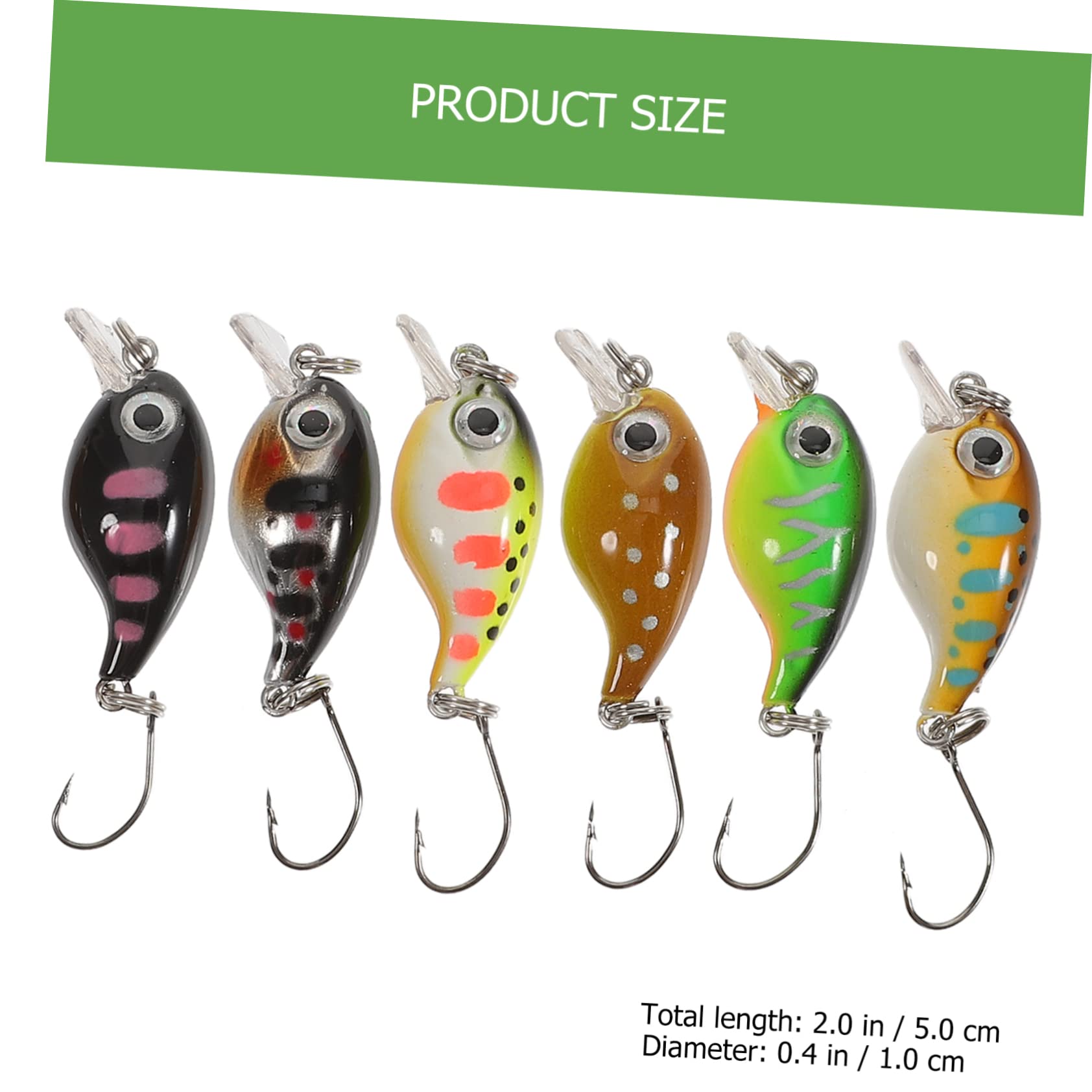 Sosoport 24pezzi Esche Artificiali Galleggianti per Pesca Accessori Professionali per Spinning e Predatori Simulazione Realistica e Resistente agli Strappi