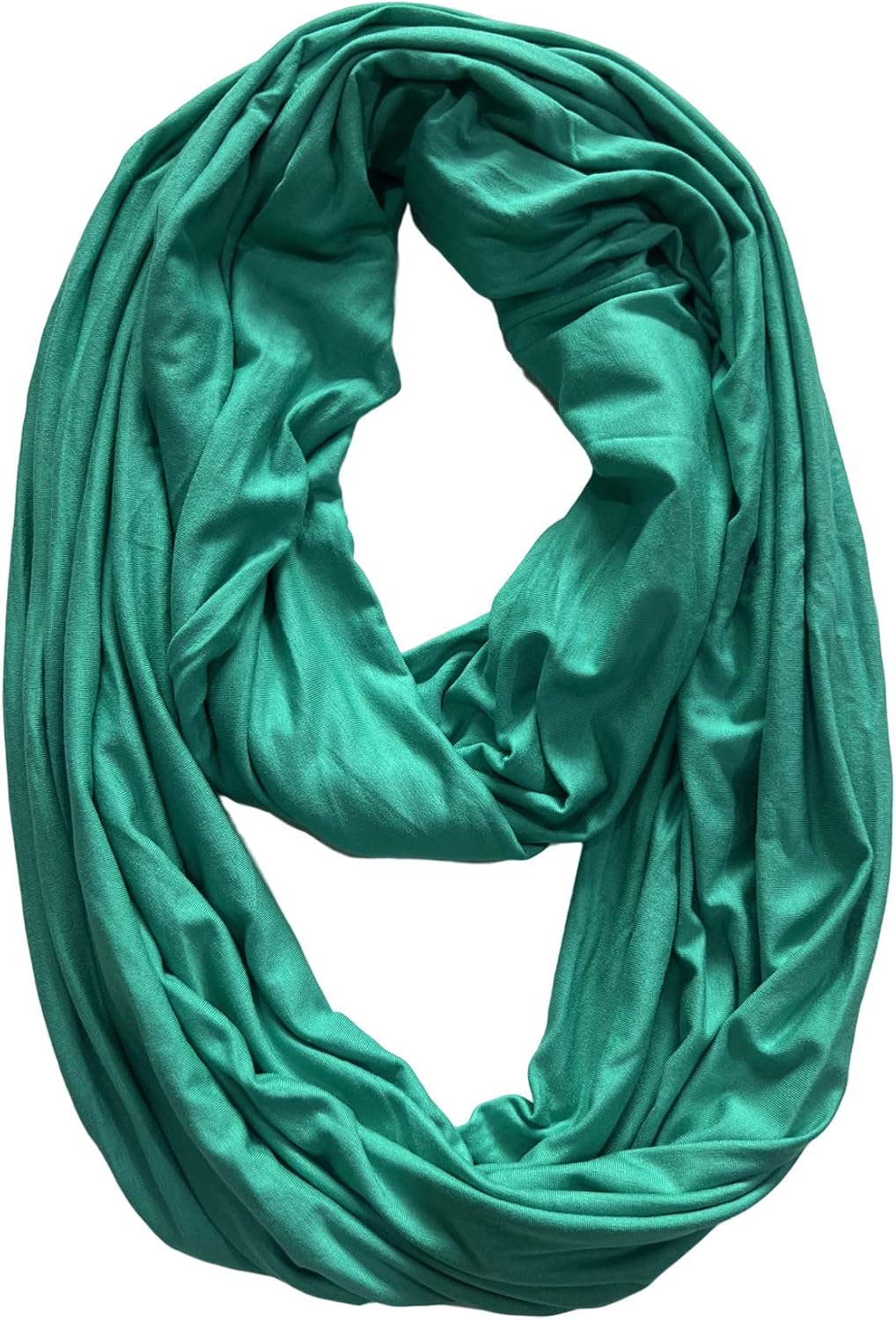 Lina & Lily Premium Modal Jersey Knit Women's Infinity Scarf Loop Lightweight image 2