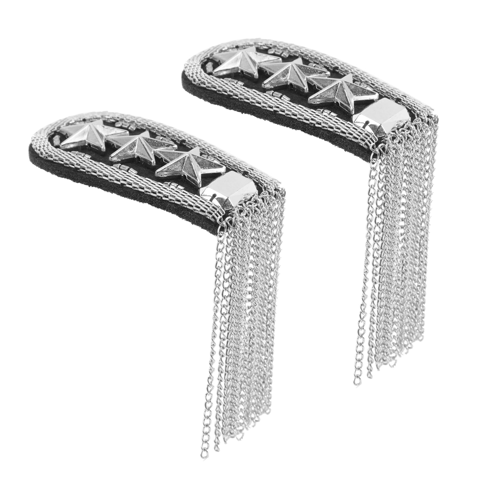 BEBEMOKO 2Pcs Tassel Epaulet Shoulder Embellishments for DIY Costumes Fashion Accessories and Special Occasions Design for Chic Look