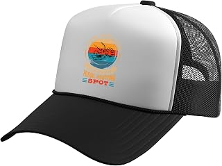 Fossiling Paleontologist Fossil Collector Fossil Hunting Trucker Hat with Adjustable Mesh Back