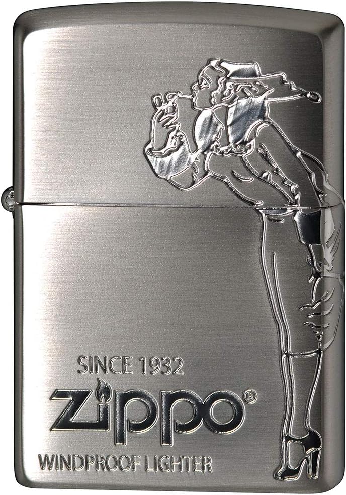 Zippo 1941 Replica Ice Lighter - Accendino Windproof In Metallo Grigio, Confezione Regalo Ecologica