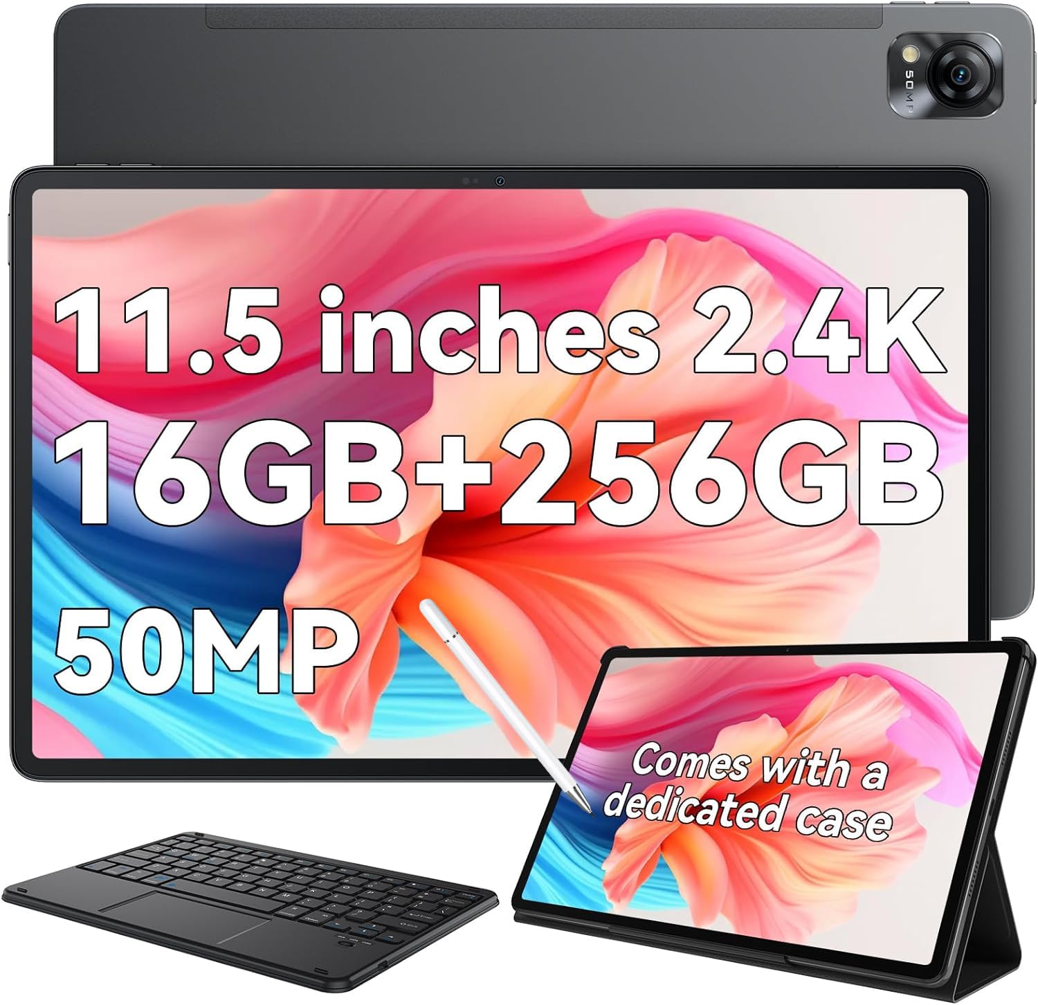 Blackview Tablets 11.5 inch Android Mega1, 50MP Camera, 256GB ROM