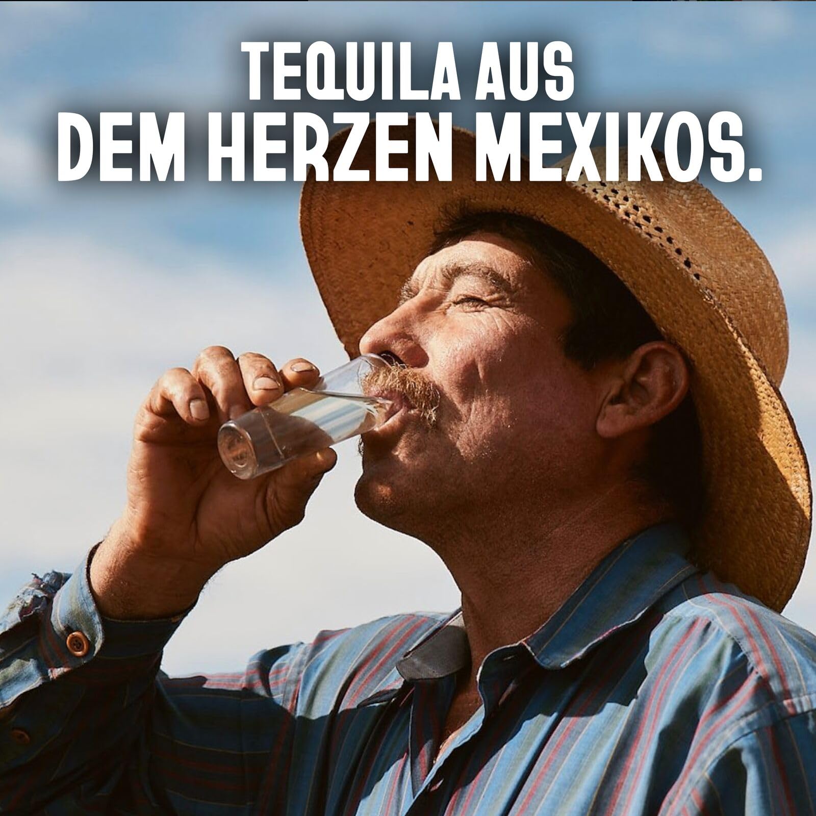 CAZADORES Tequila Blanco, 40% Alkoholgehalt, 70cl / 700ml, Doppelt Destillierter Alkohol aus 100% Blauer Weber-Agave