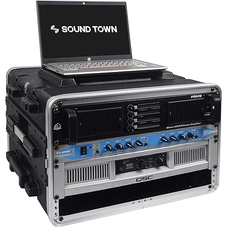 Sound Town Lightweight 6U Rackmount Case