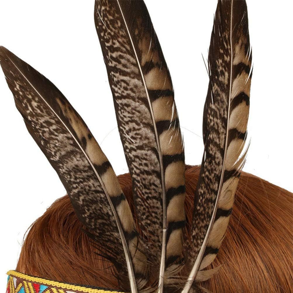 Feather Headpiece American Headband Headdress Costume for Festival Party Performances Carnival Cosplay - Image 7