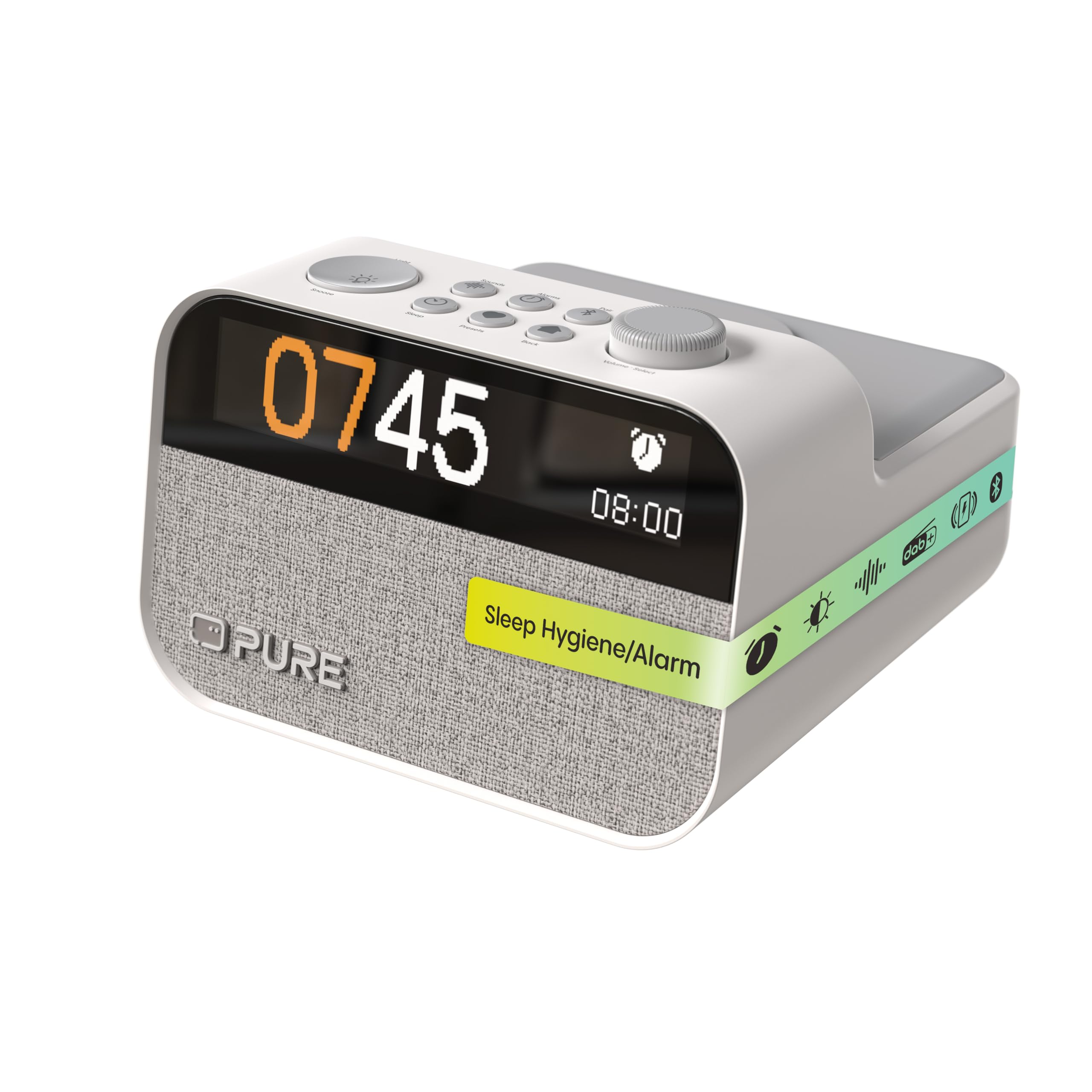 Muse M-187CDB DAB - Digitale wekkerradio met DAB /FM-radio en helder LED-display