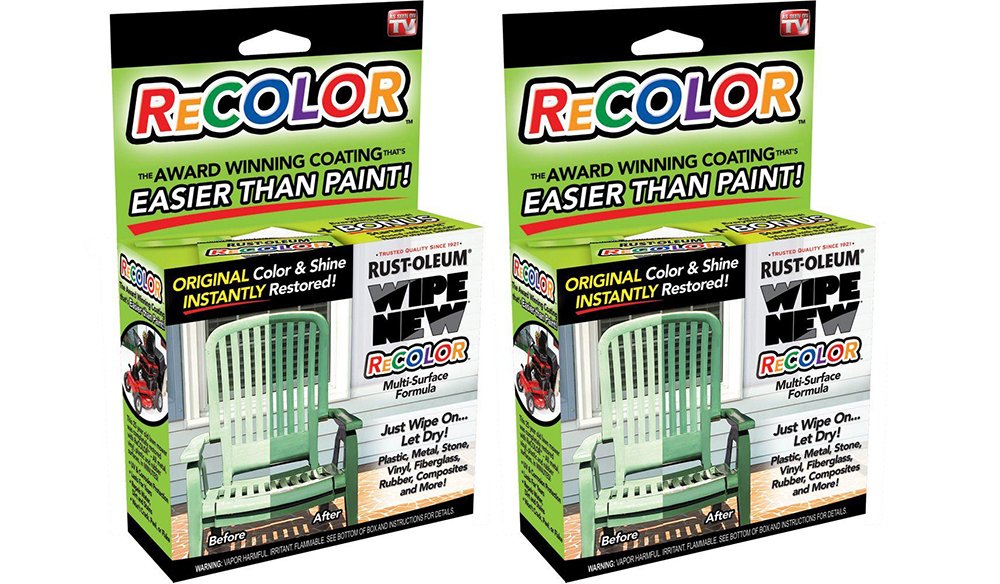 Rust-Oleum RRCAL Wipe hDIRq New Multi-Surface Formula ReCOLOR Kit, 2 oz (2 Pack)