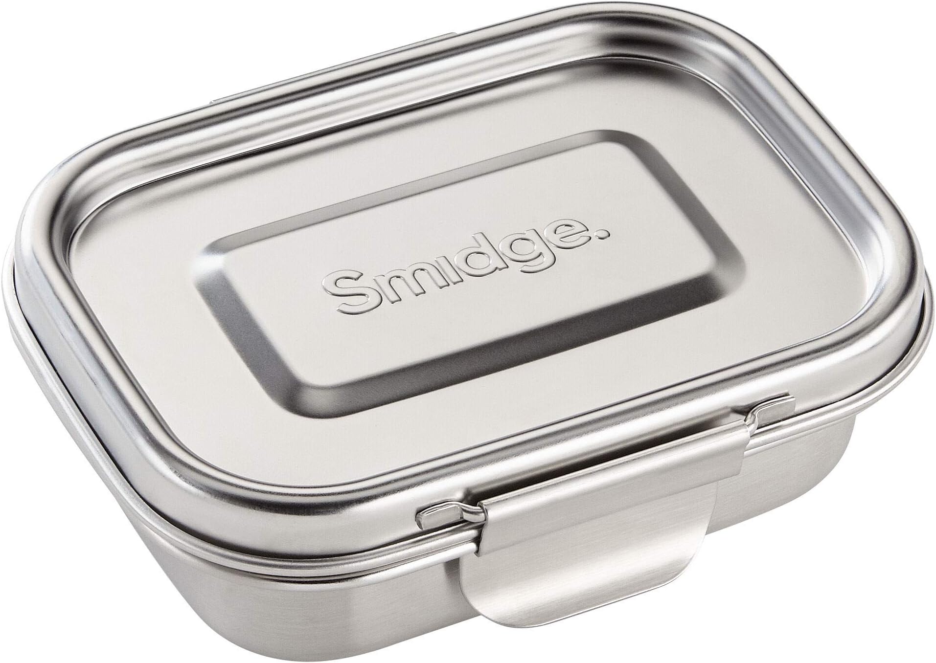 Smidge Stainless Steel Lunch Box Small 300ml Ovenproof, Freezerproof, Dishwasher Safe Leakproof Food Container, Reusable Metal Lunchbox for School, Office or Picnics - Ideal for Snacks