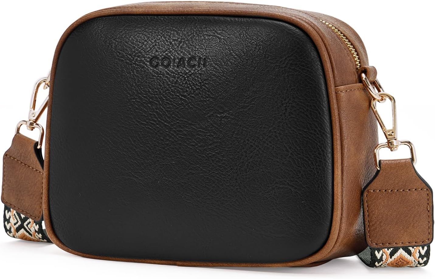 GOIACII Top-Handle Crossbody Bags for Women Soft Leather Trendy Purse Circle Handbags Small