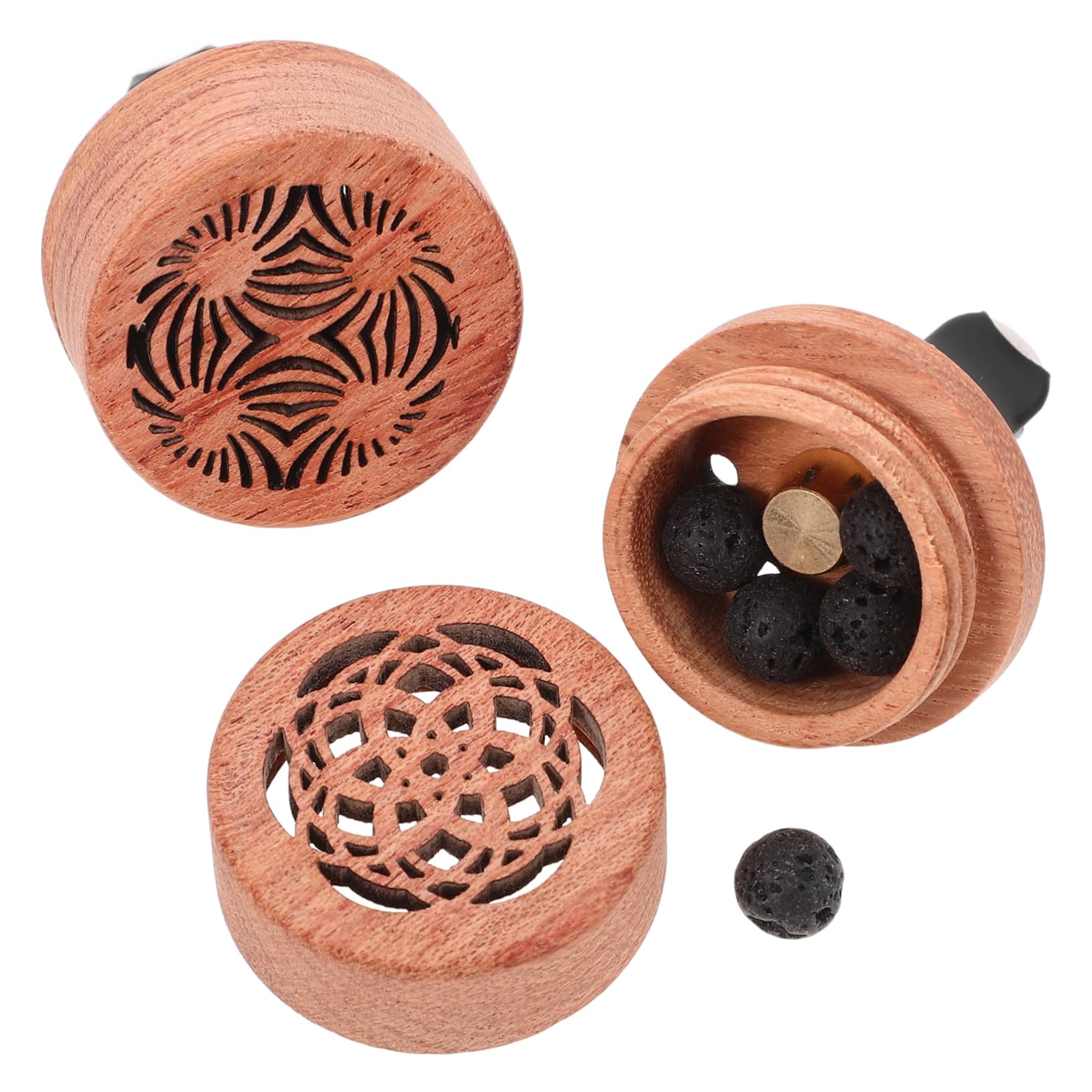 iplusmile 8 Stk Luftauslass-Diffusor-Clip Autos eine Armatur Autoerfrischer-Clips Zubehör für Autoentlüftungen auto lüftungsclips dekoration automatische Entlüftungsclips Holz