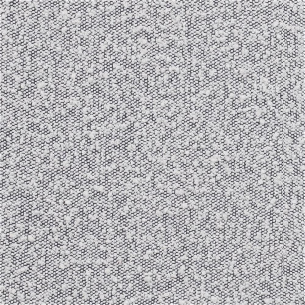 BOWERY HILL Contemporary Accent Chair, 30" W x 34" D x 30" H, Rich Grey Boucle Fabric Upholstery, Armless Modular Design, Curved Corners, Living Room Seating