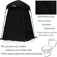 Vista 4 de Carpa de Ducha al Aire Libre Cambiador de Privacidad Carpas de Camping Portátiles