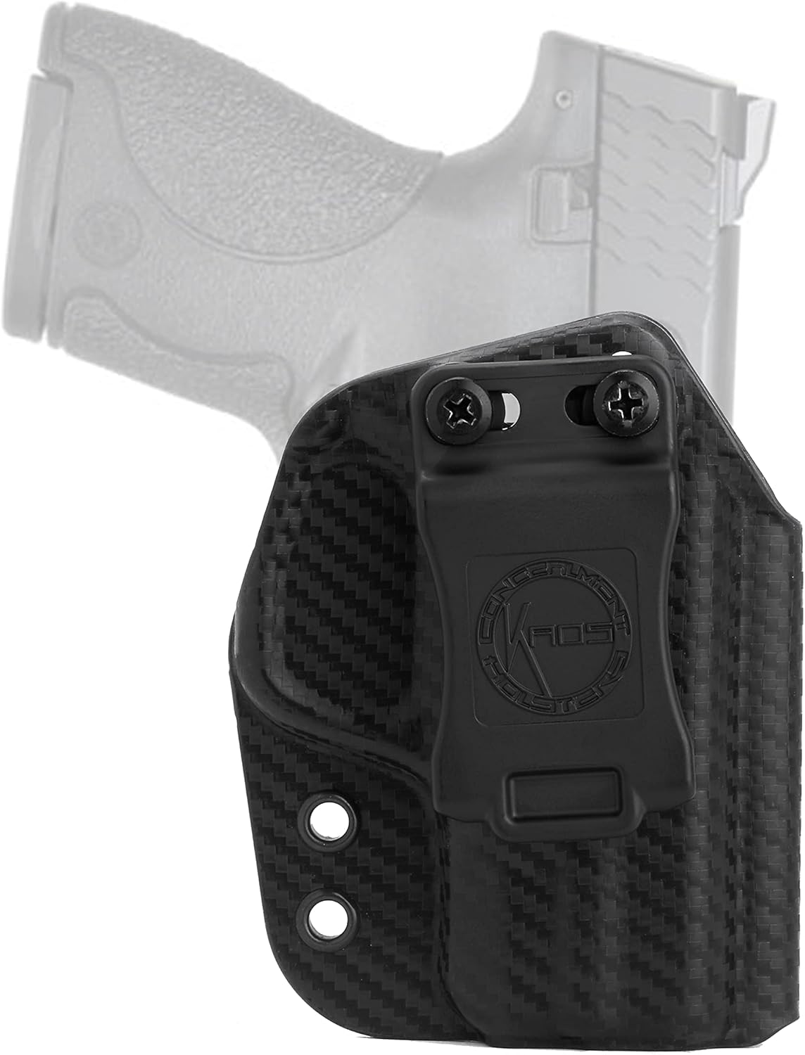 Kaos Concealment Fusion 2.0 Kydex Holster for M&P Shield 9/40 Carbon Fiber