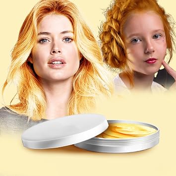 Blonde Hair Color Wax, Temporary Washable Hair Color Dye for Kids, Temporary Dye Wax Natural Hairstyle Cream Hair Pomades for Women & Men Party Cosplay Halloween