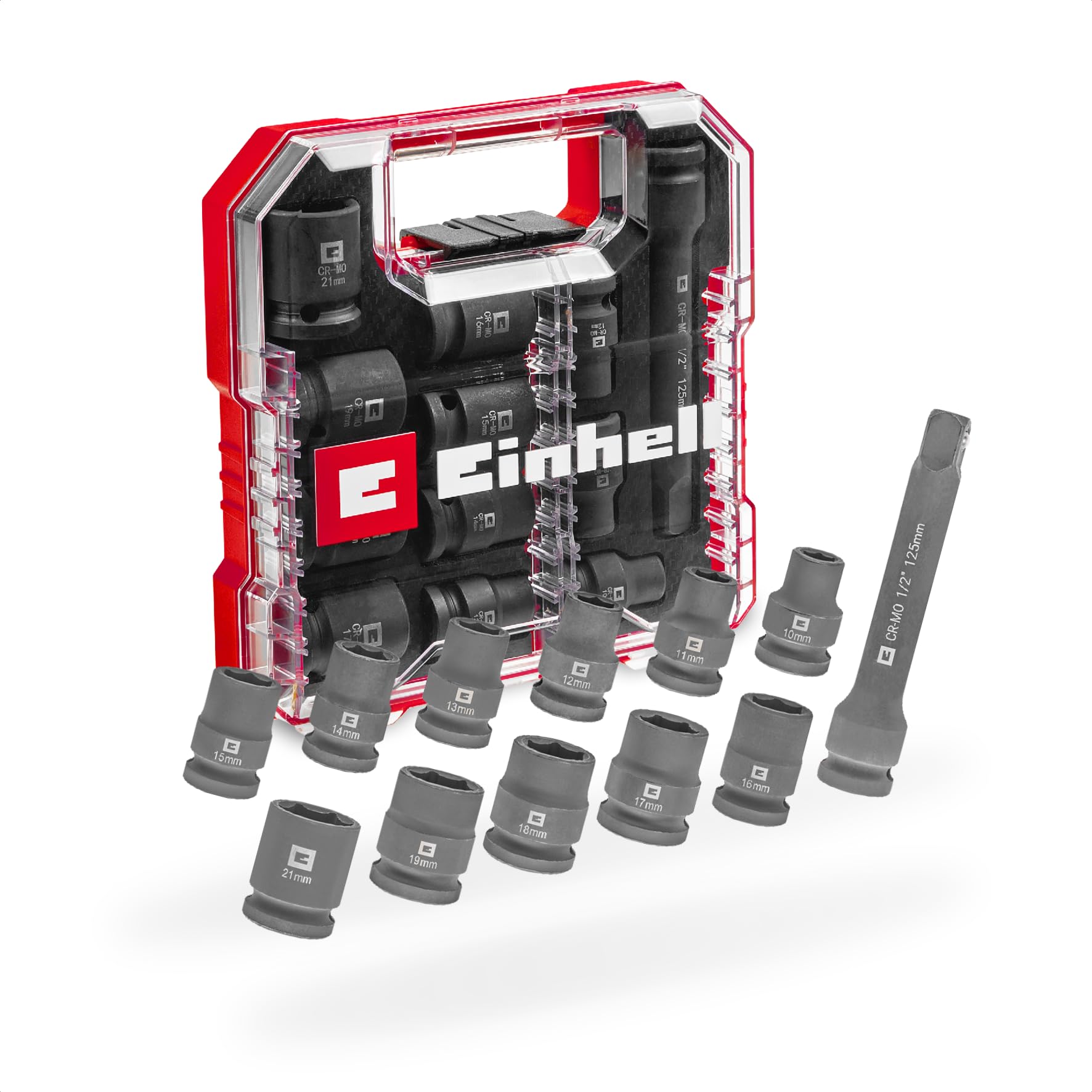 Einhell L-CASE 12 pièces jeu de douilles à impact automobiles