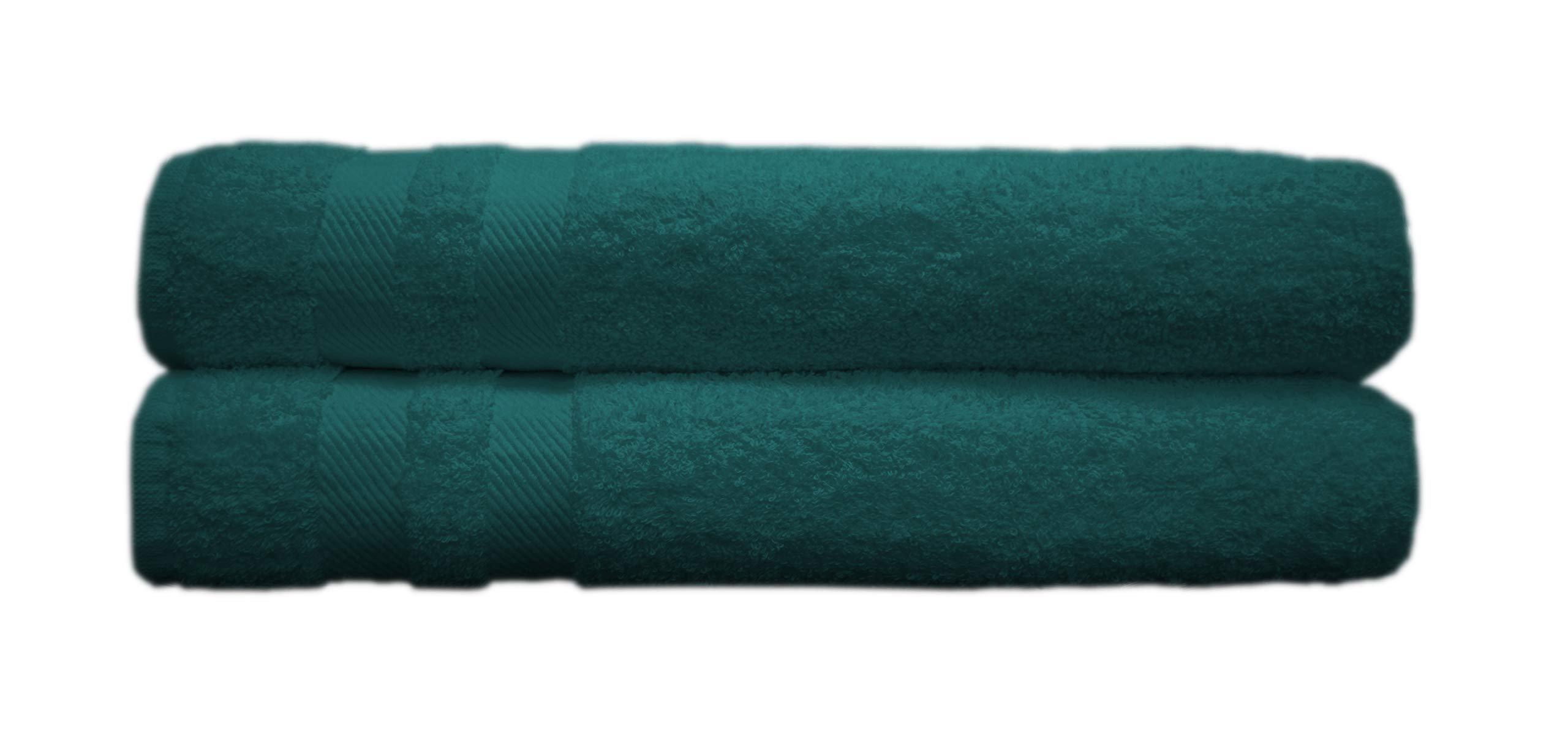 A & B TRADERS Huge Bath Sheet 100 cm X 190 cm Egyptian Cotton Soft Absorbent Quick Dry (Teal, 2)