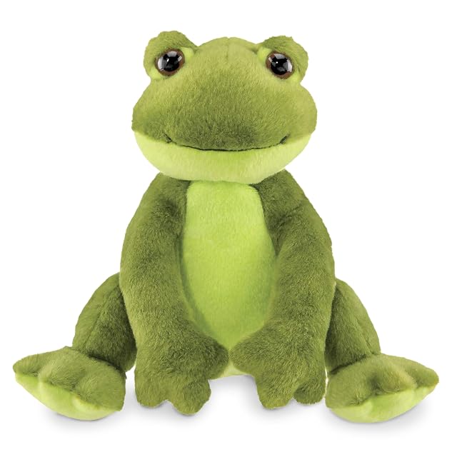 Bearington Ribbity Plush Frog Stuffed Animal - 8 5 Realistic Soft Green Tree Body Frog Plushie with Beanbag