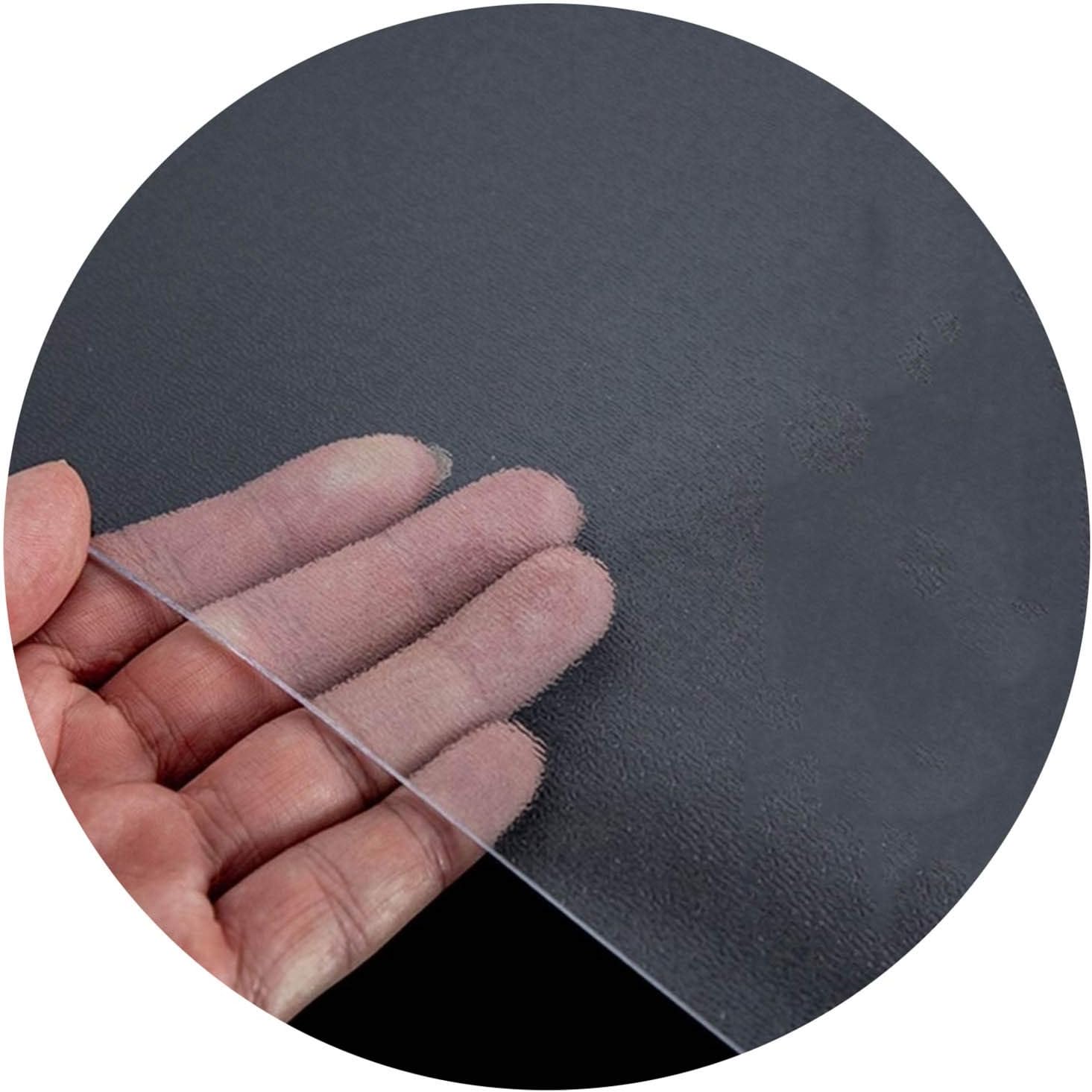 Matte PVC Table Protector Waterproof Nonslip Table Covers Cutable for