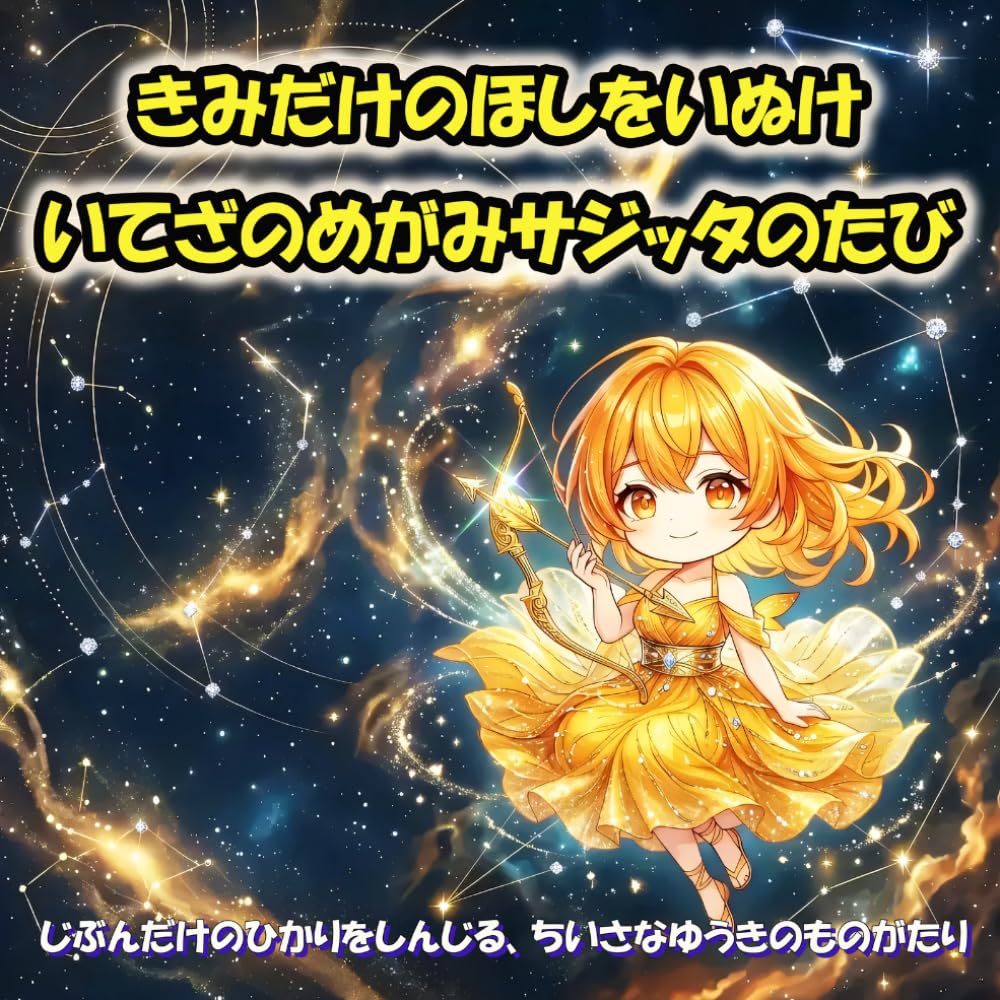 きみだけのほしをいぬけ いてざのめがみサジッタのたび: 自分だけの光を信じるちいさな勇気の物語 (12星座のちびキャラ女神たちシリーズ)