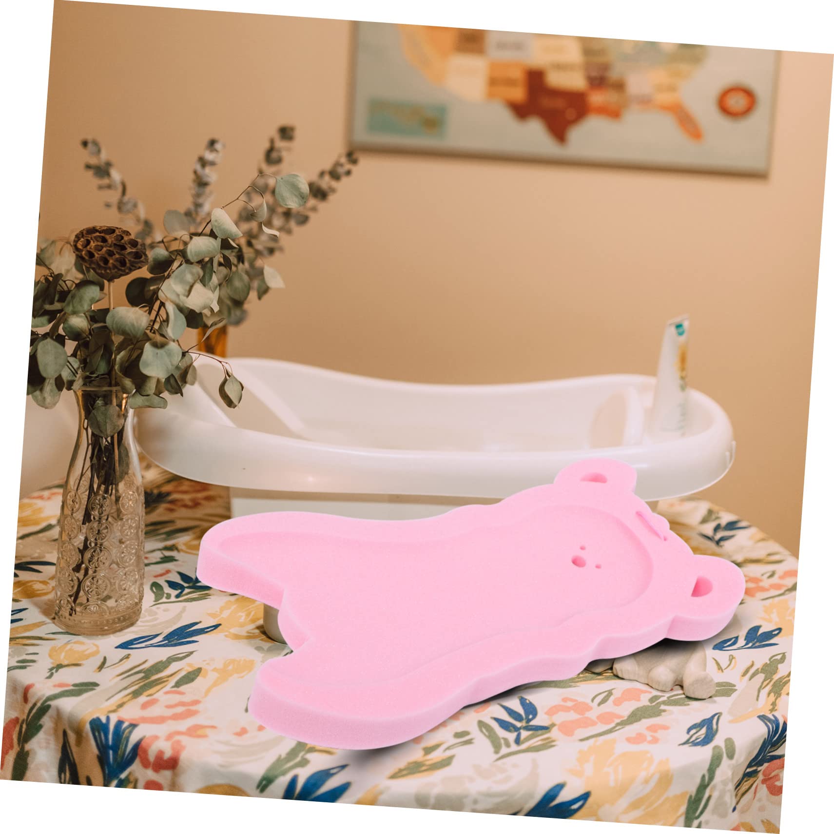 PRETYZOOM 1 Pc Alfombra de baño Esponja Infantil bañera Hinchable Bebe cojín de baño para bebé esponjas Alfombra de Ducha Almohadilla de baño para bebé cojín de baño Antideslizante Navidad