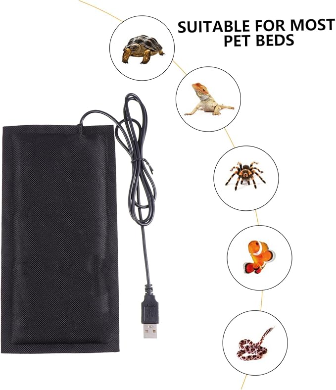 Calefactor USB flexible para reptiles miniatura 9