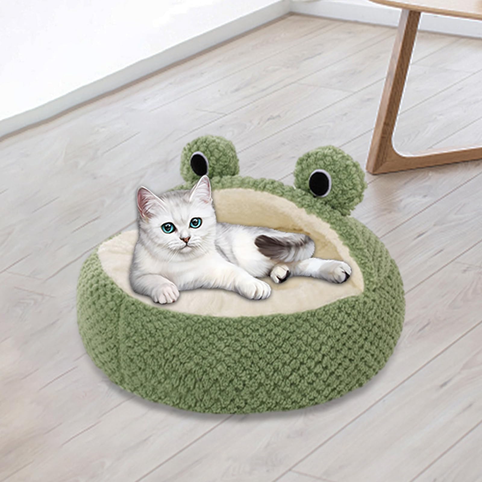Amazon | 猫 ベッド ペットベッド 猫用ハウス カエルの形 Amazon | 猫 ベッド ペットベッド 猫用ハウス カエルの形