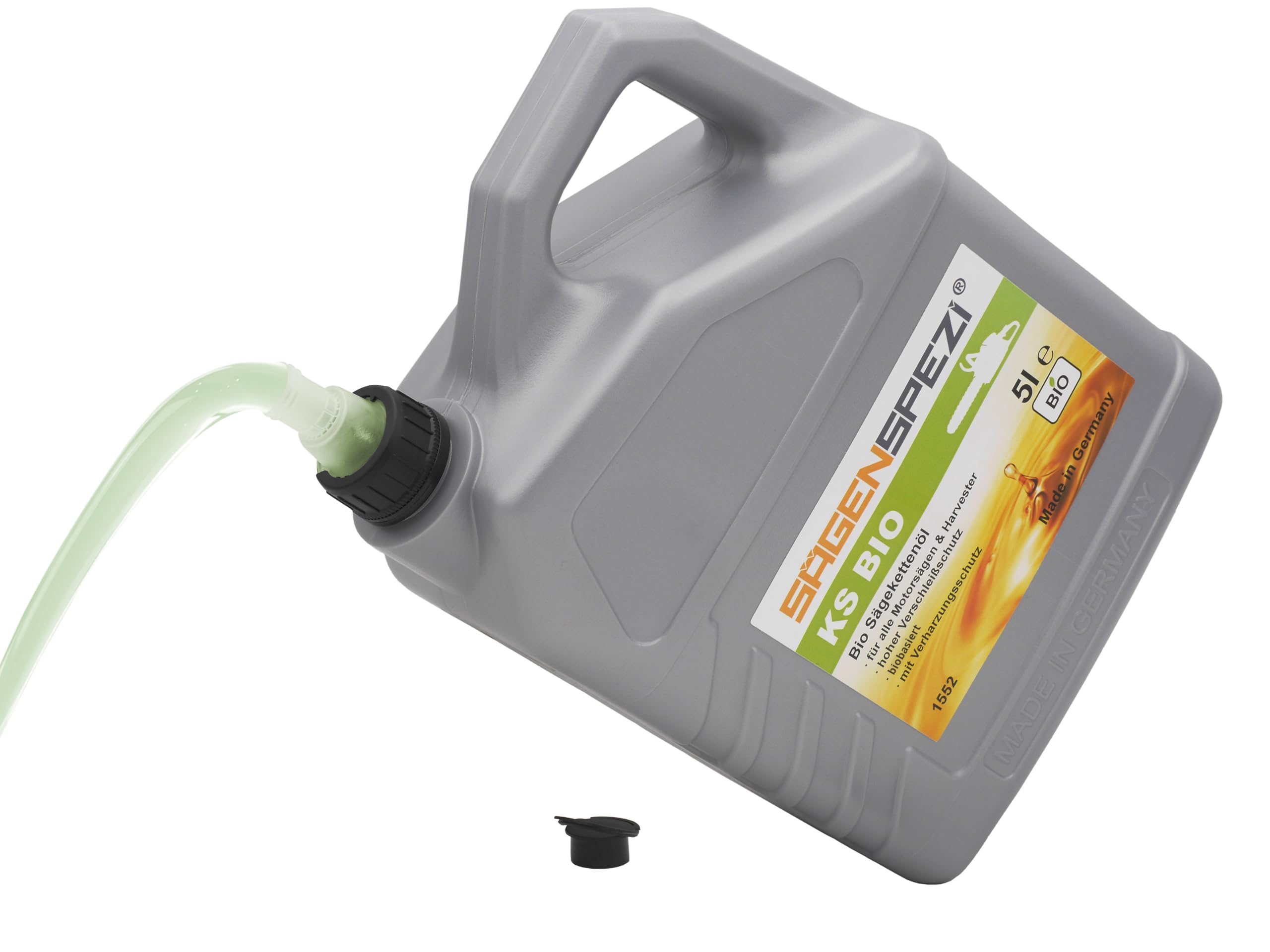 4x5 Liter Sägenspezi KS BIO Säge-Kettenöl Haftöl Bioöl für Motorsägen (insgesamt 20 Liter)