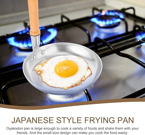 Miniatura 8 de Hemoton Oyakodon - Sartén multifunción con mango vertical para cocina japonesa, no limpiar para comidas familiares, restaurantes