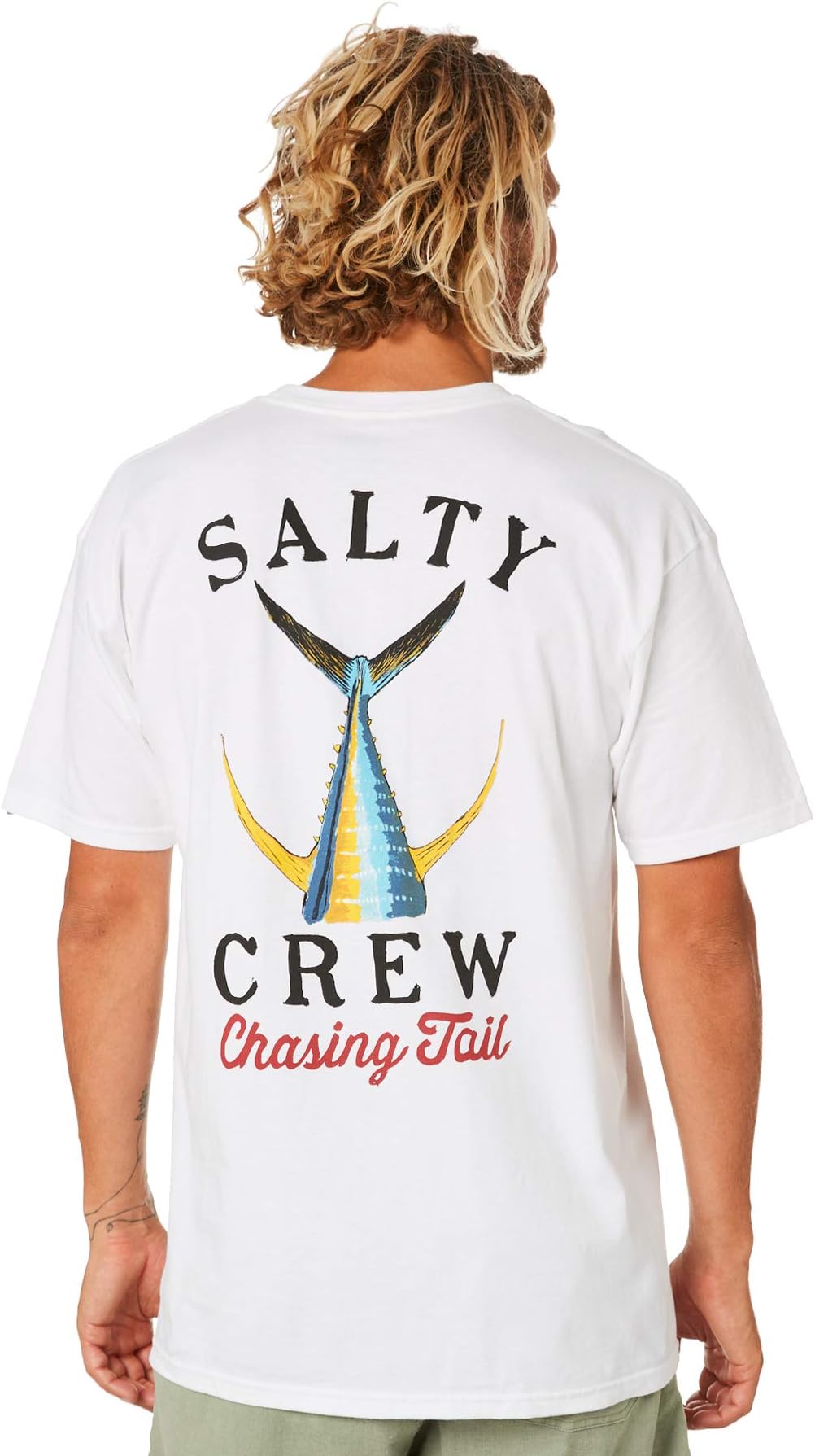 Tailed SS Tee - Men's Fashion Casual Short Sleeve T-Shirt Cotton - Regular Fit - Lifestyle Beach Apparel