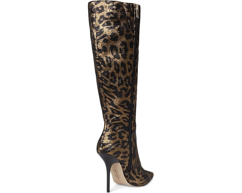 Jessica Simpson Lovienn Pointed Toe Wide Calf Knee Boots - Back View
