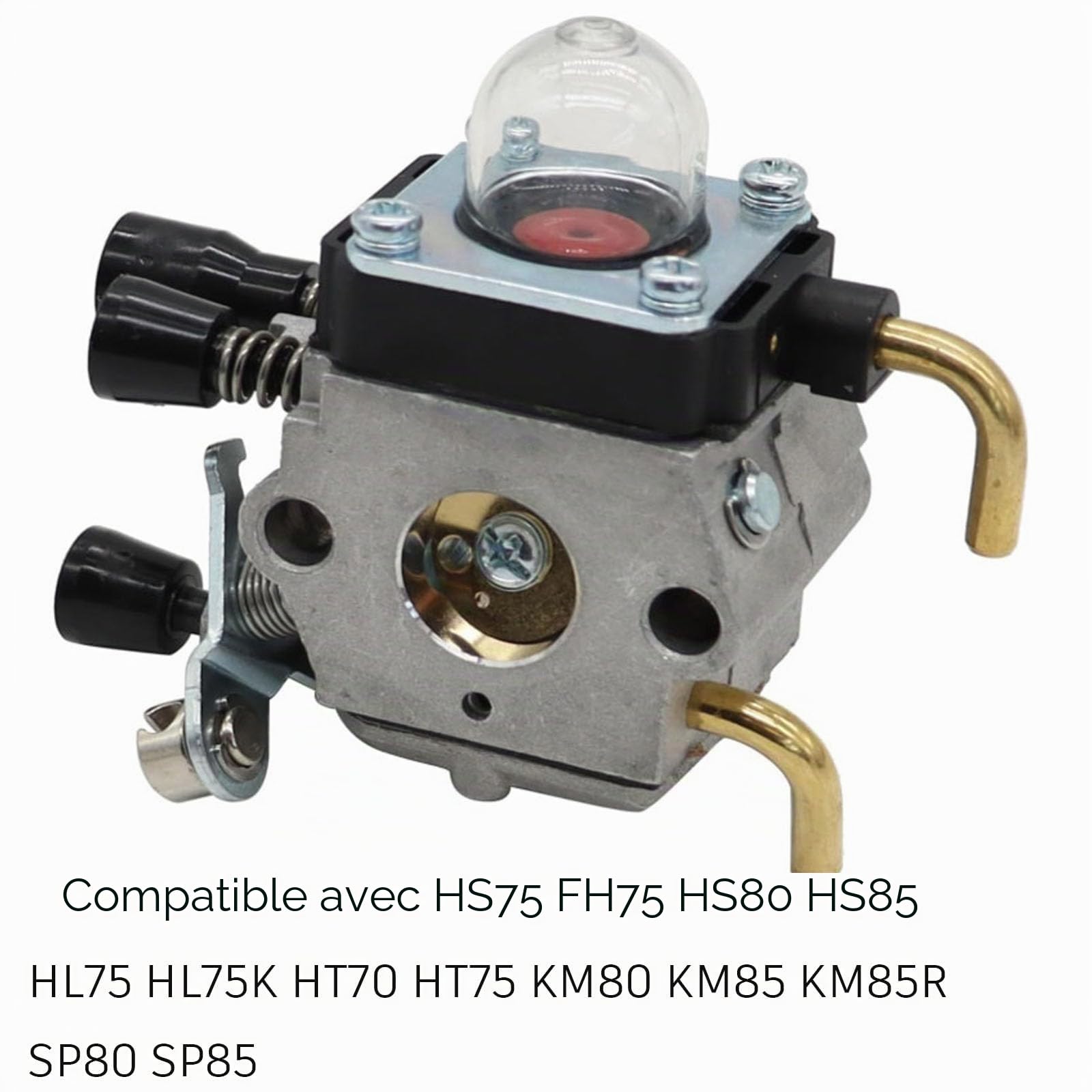 Compatible avec le carburateur FS85 FS80 pour Stihl FS75 FS80R FS85 FS85R FS85T FS85RX Débroussailleuse Weedeater C1Q-S97 Carb