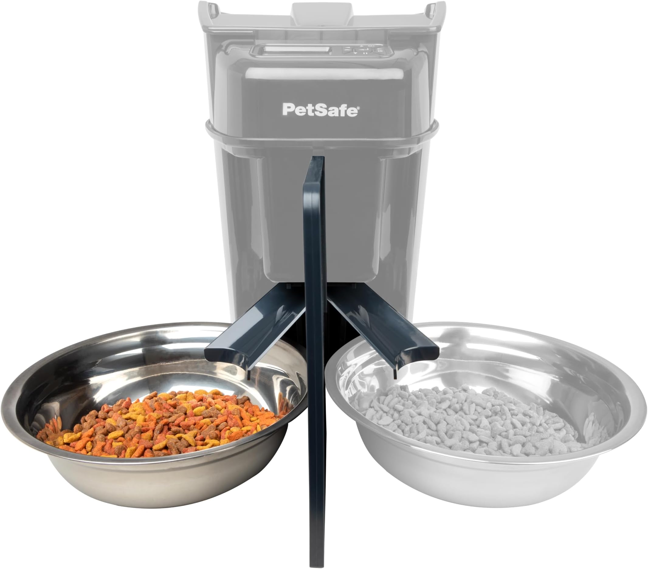2-Pet Meal Splitter with Bowl, Feeds 2 Pets at the Same Time, Compatible with Smart Feed & Healthy Pet Simply Feed, Includes Privacy Panel