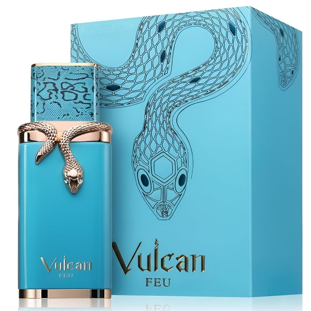 AURUMLUXE Vulcan Feu Perfume, Perfumes Arabes Hombre, Perfumes Hombre, Regalos Originales para Hombre, Colonia Hombre, Perfume Arabes Originales, Eau de Parfum, Perfume Vulcan Feu 100 ml