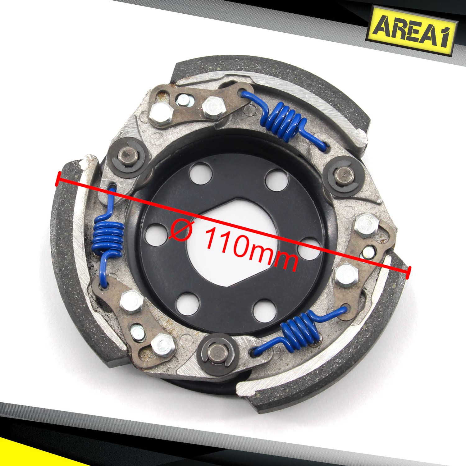 Area1 Tuning Sport Kupplung einstellbar D=112 (110mm) 50ccm 2-Takt kompatibel mit Aragon 50, Freaky 2T AC