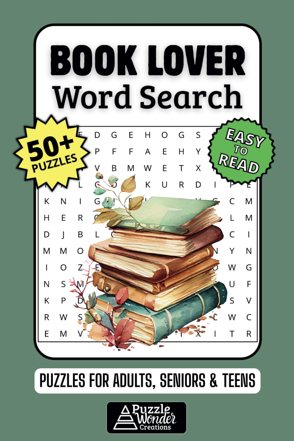 Book Lover Word Search Puzzle Book: Fun Puzzles for Bibliophiles! (Easy-to-Read!) ???