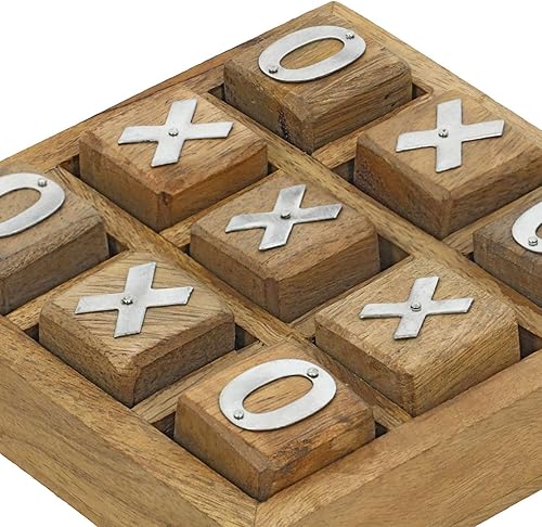 Miniatura 2 de IBLAY Juego de madera hecho a mano en Tic Tac Toe - Grandes regalos para todas las ocasiones