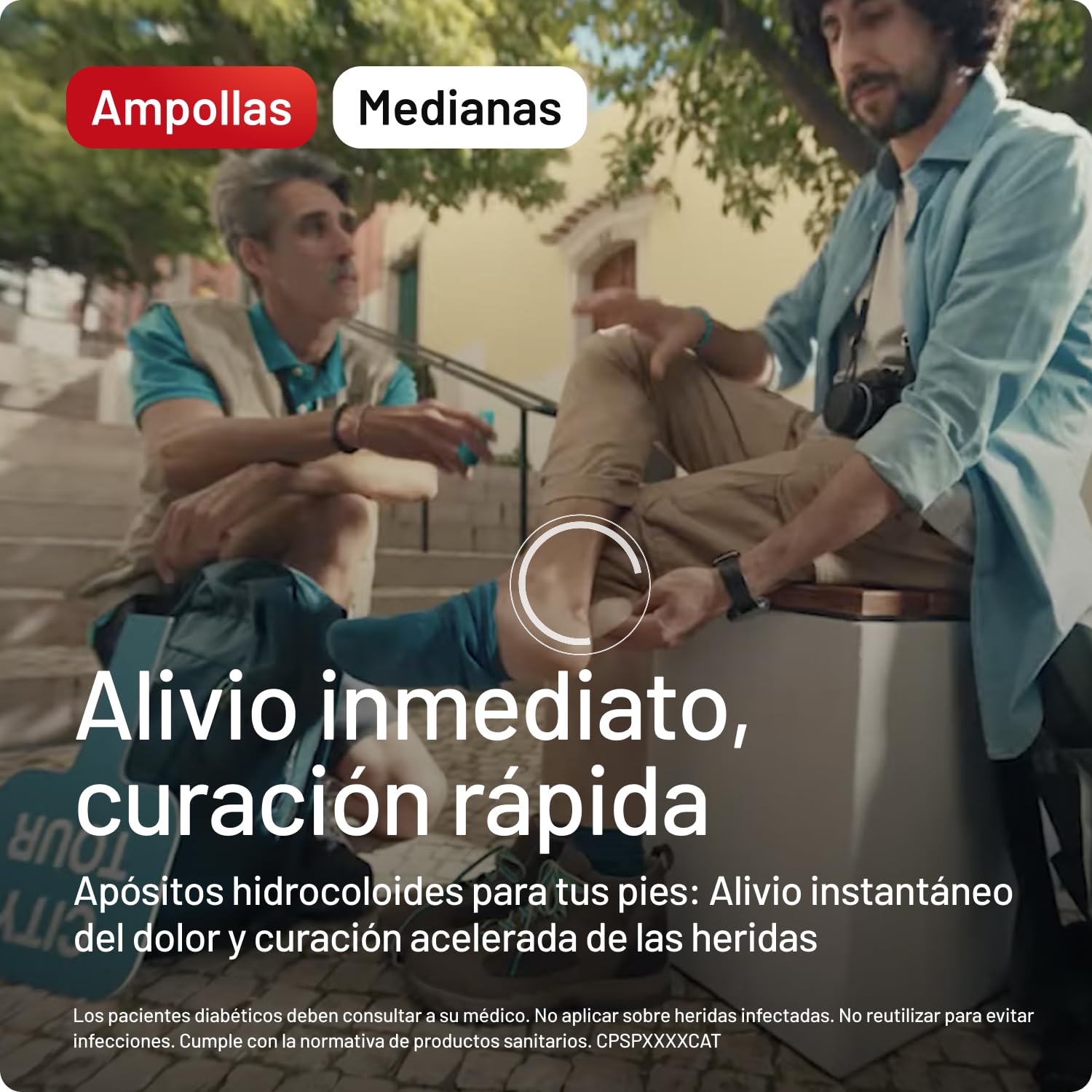 COMPEED Ampollas Medianas, Protección Contra Rozaduras, Pack 10 uds