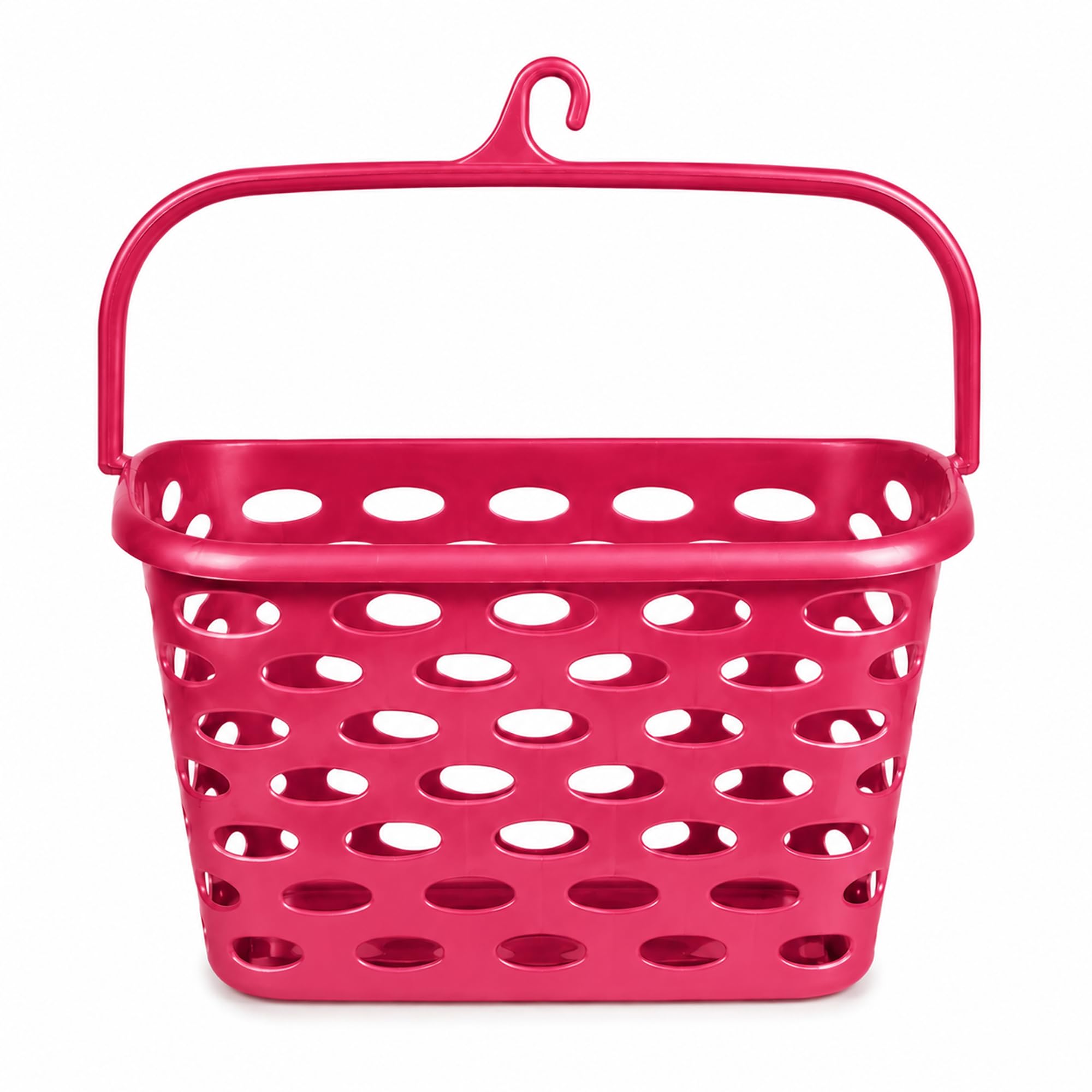 Peg Basket with Hanging Hook, Carry Handle for Washing Line Laundry