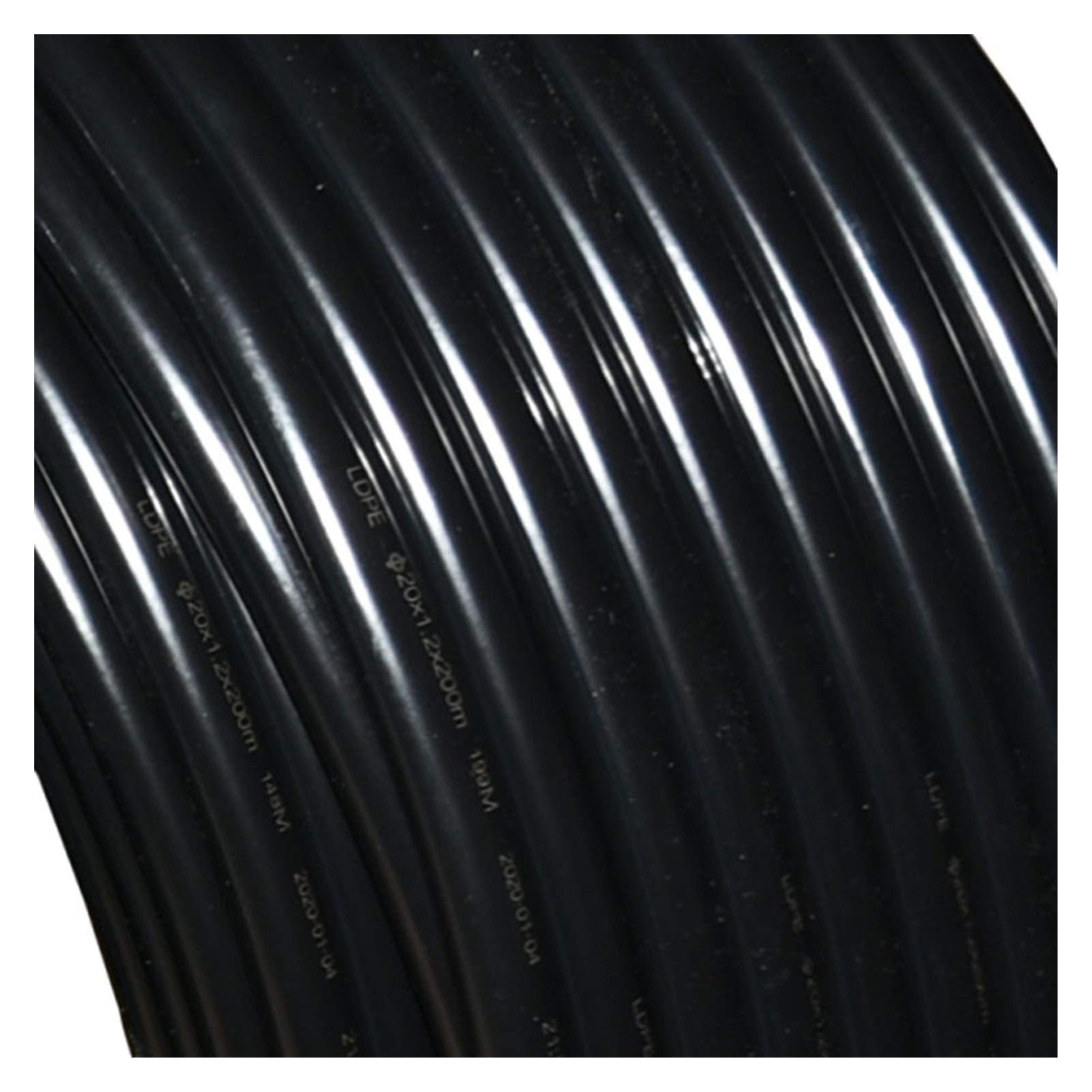 System nawadniania 16 mm 20 mm rura PE 5/8 cala DN15 z kranem rura LDPE ogród nawadnianie szklarnia szklarnia wąż do nawadniania 10 m 15 m (kolor: 20PE x10m x 1I2)