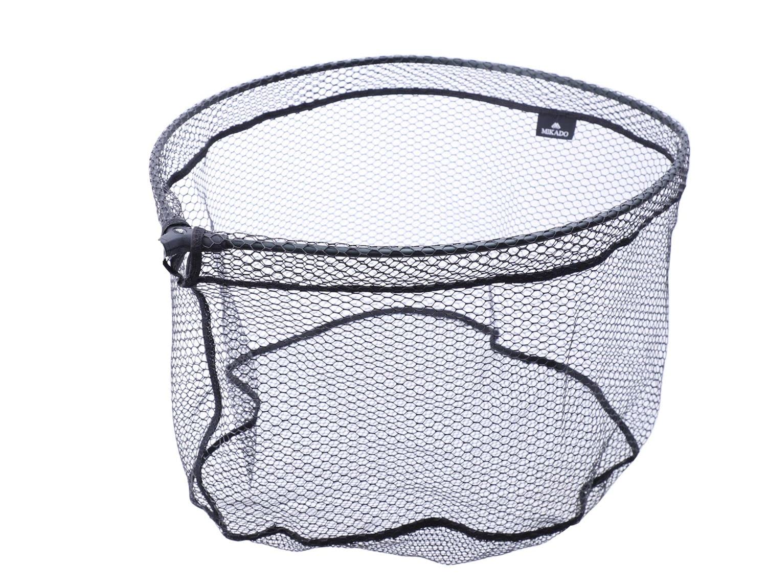 Mikado gummierter Kescherkopf Kescher 60x50cm mit Aluminiumrahmen Landing NET 10mm Maschen