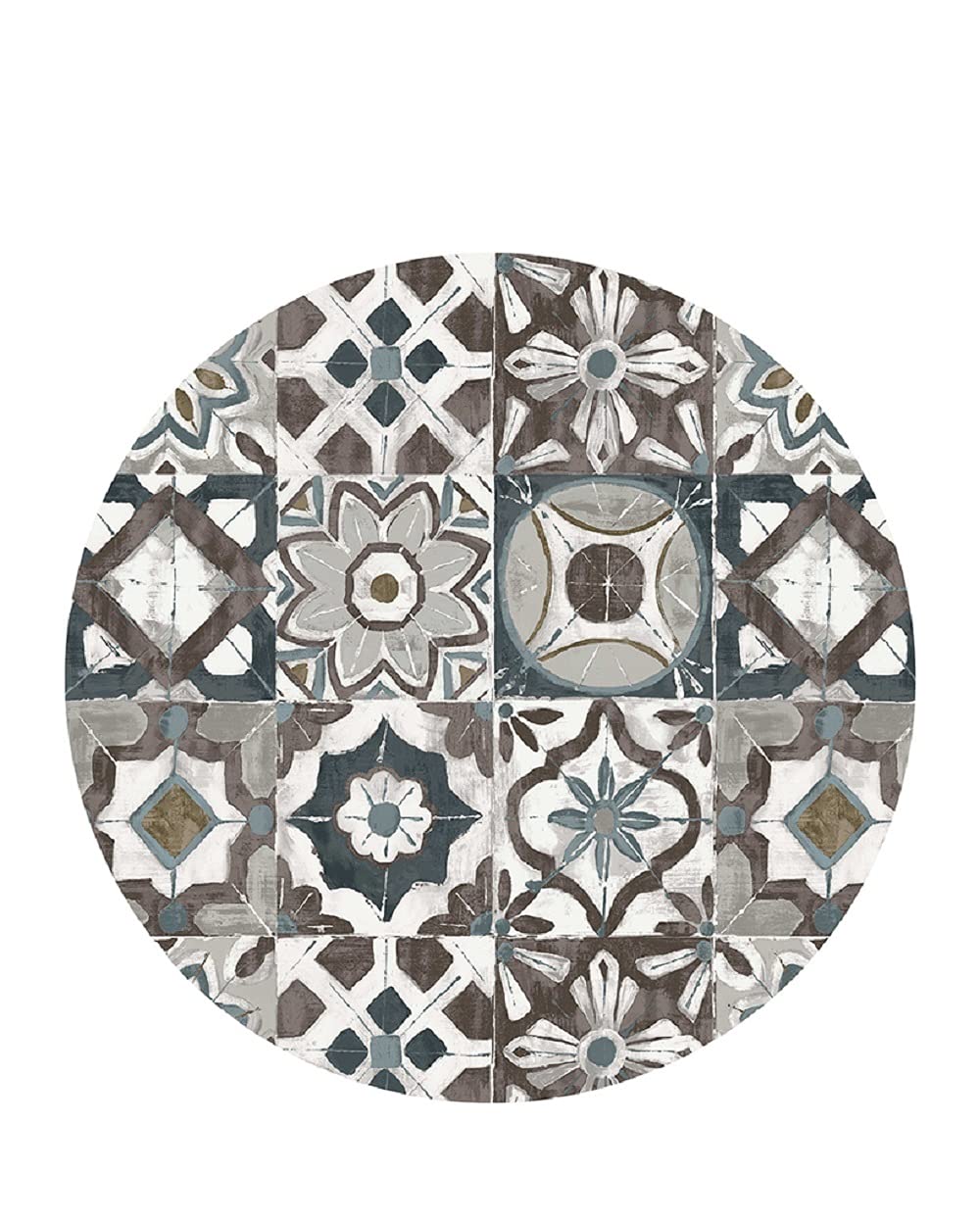 Tapis en vinyle rond Vilber Kollar 80 diamètre 78 cm pour sol intérieur