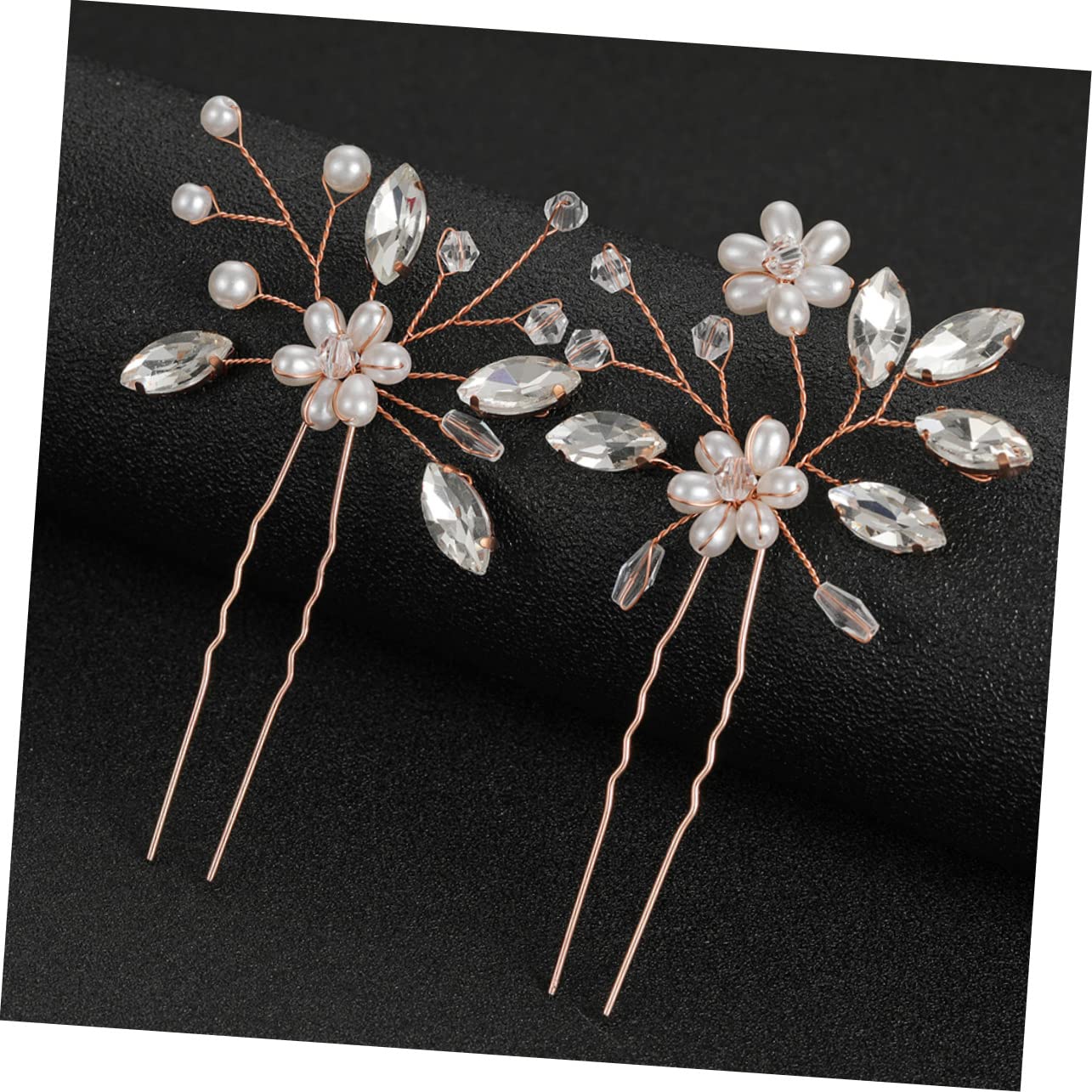 Healeved 10piezas Horquillas De Novia Perlas De Accesorios Para Peinados Nupciales Elegantes y Ligeras Para Bodas y Damas De Honor